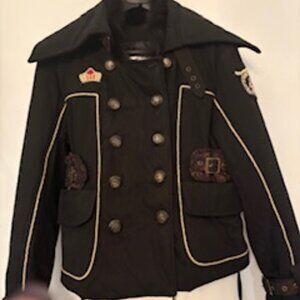 Vintage military style bomber jacket